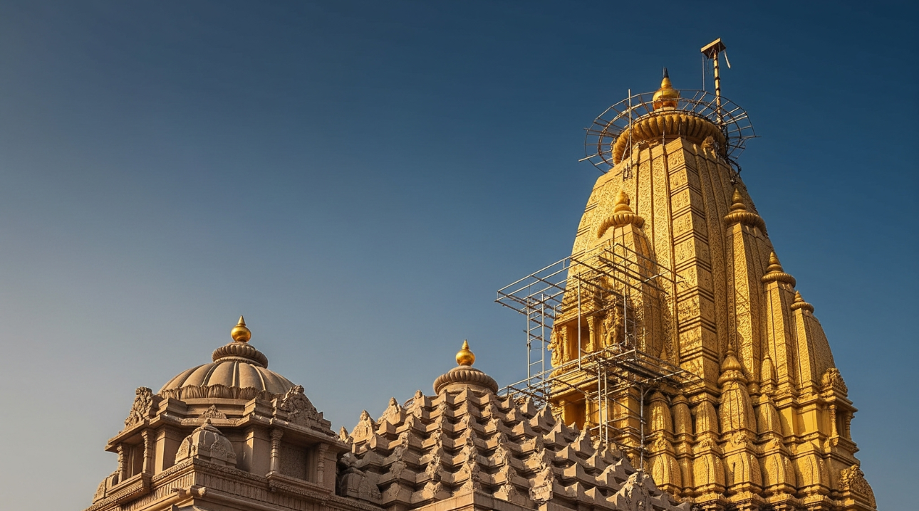 Sponsor Temple Shikhar Construction
