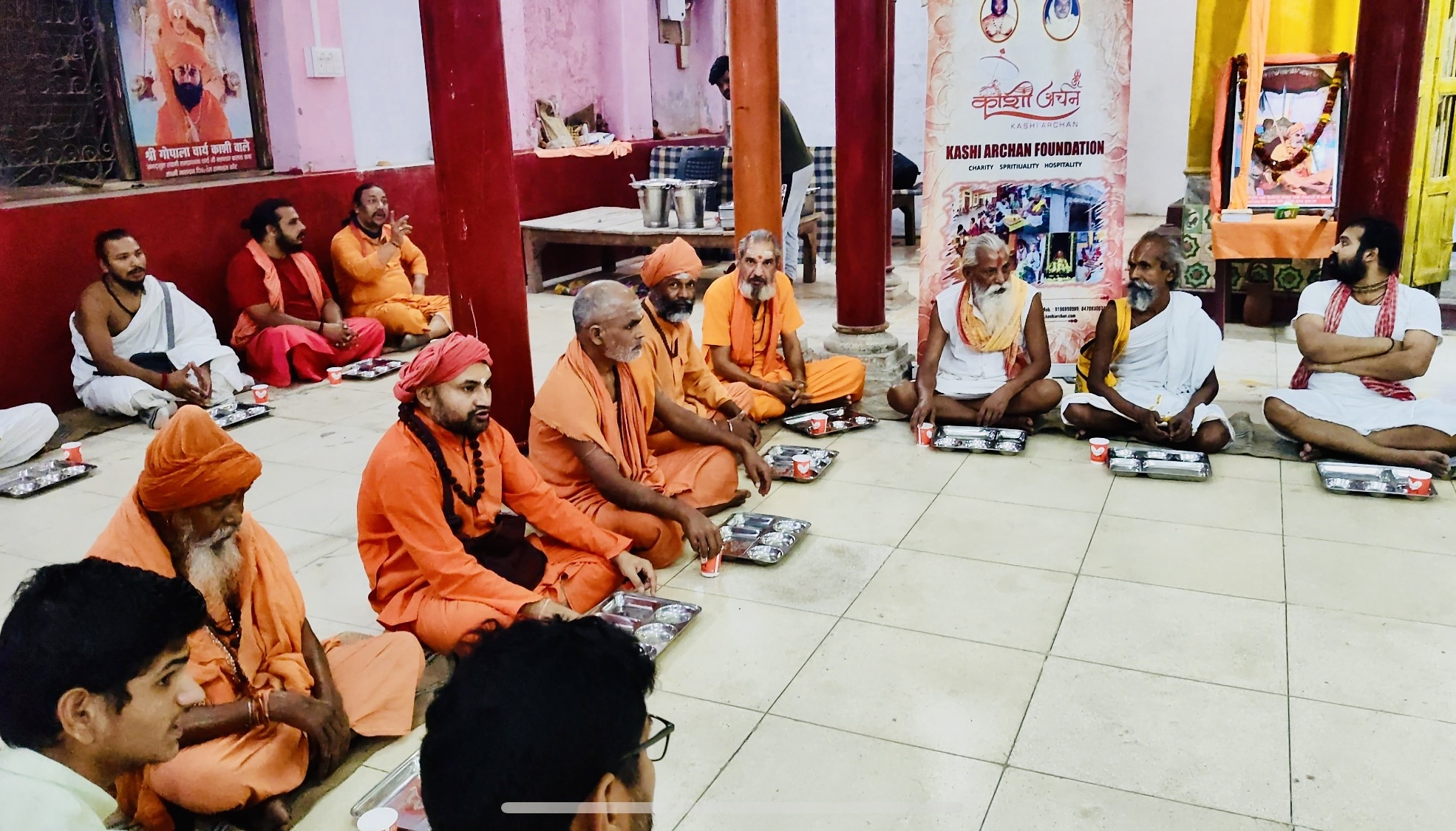 21 Sanyasis & Brahmins Bhojan Sewa