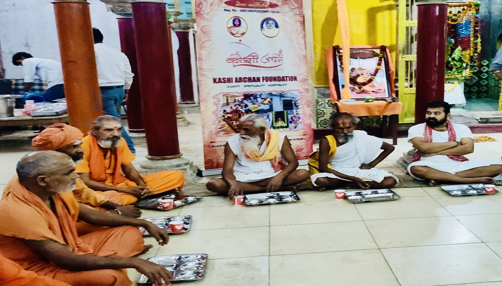 51 Sadhus, Sanyasis Bhojan Sewa