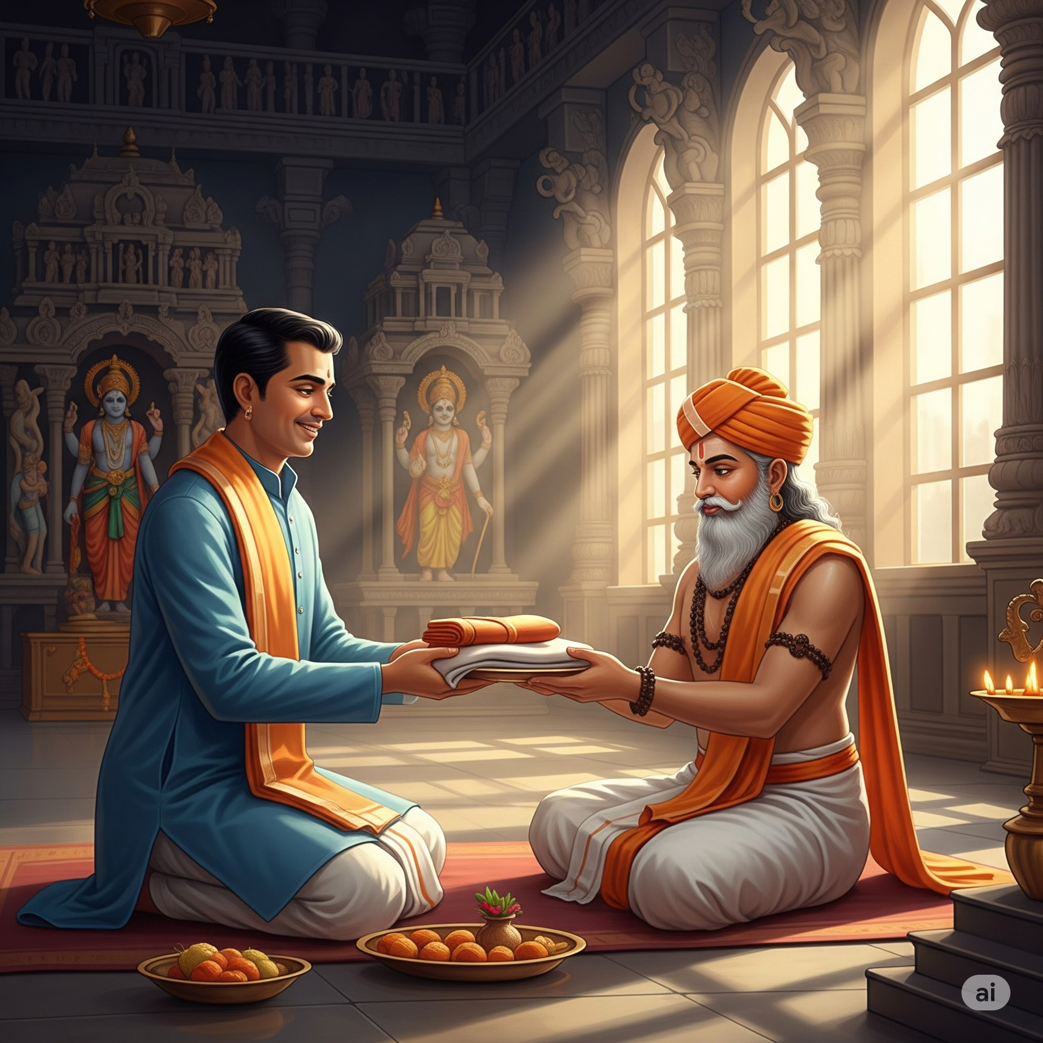 Vastra Daan Seva  to Purohit