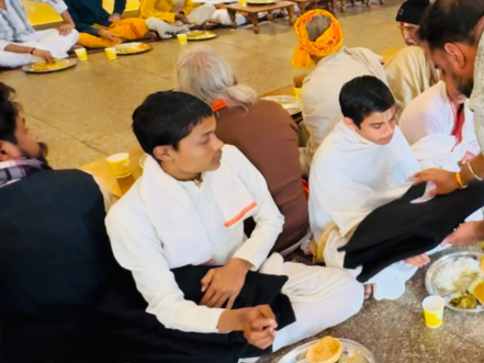 11 Brahmins 5 Sanyasis Bhojan Seva