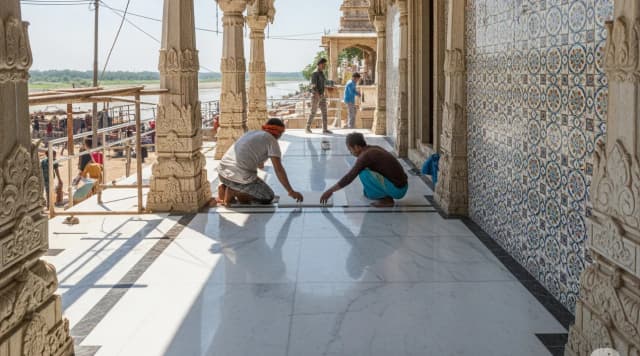 Sponsor Tiles and Marble Work (1 Day)